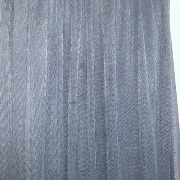 David's Bridal Dresses Steel Blue Junior Bridesmaid Dress Poshmark